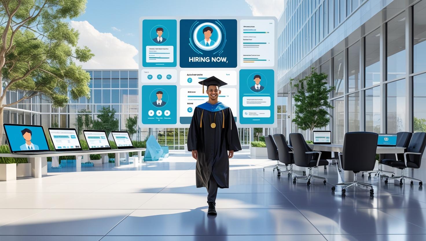 _A 2025 college graduate walking confidently from a university campus into a modern office space_267.jpg